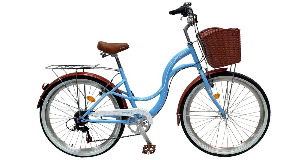 [7705084306118] BICICLETA 26er PROFIT SUNNY SIDE 7 VEL (Celeste)