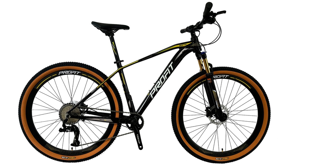 [7705084318111] BICICLETA PROFIT 29er BOSTON X2 10 VEL M NEGRO/AMARILLO