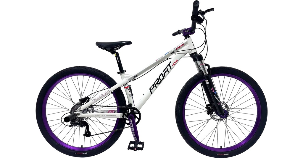 [7705084321371] BICICLETA PROFIT 27er FREAK ALUMINIO 8 VEL EN CAJA IND. ENSAMBLE PARCIAL (Blanco)