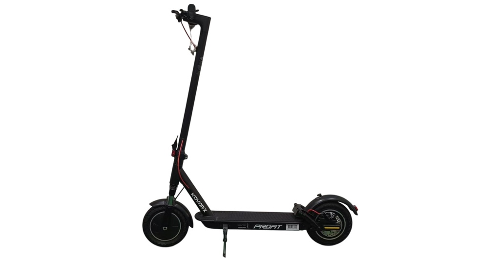 [7705084337952] SCOOTER ELÉCTRICO (PATINETA) PROFIT KOVA RX, MOTOR 36V/350W BATERÍA LITIO 36V/10.4Ah RUEDA HONEYCOMB 10P, FRENO DISCO TRASERO, CON SUSPENSIÓN DELANTERA Y TRASERA (Advertencia: NO MOJAR)