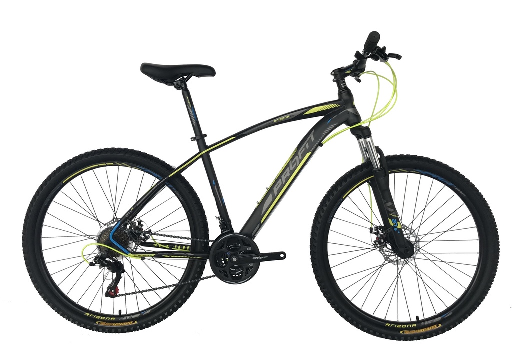 [7705084299342] BICICLETA PROFIT ARIZONA Z10 8 VEL CAJA INDIVIDUAL (29-L, Negro-Amarillo)