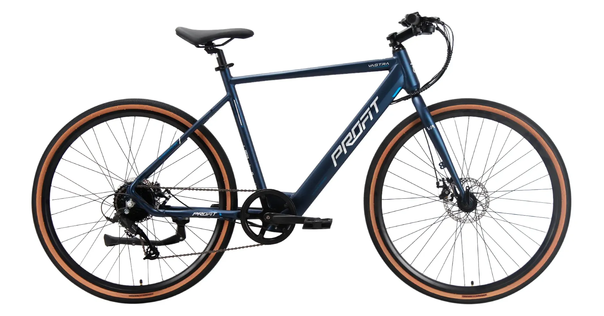 [7705084354423] BICICLETA PROFIT ELECTRICA 700C VASTRA FITNESS 8 VEL 49CM AZUL OSCURO
