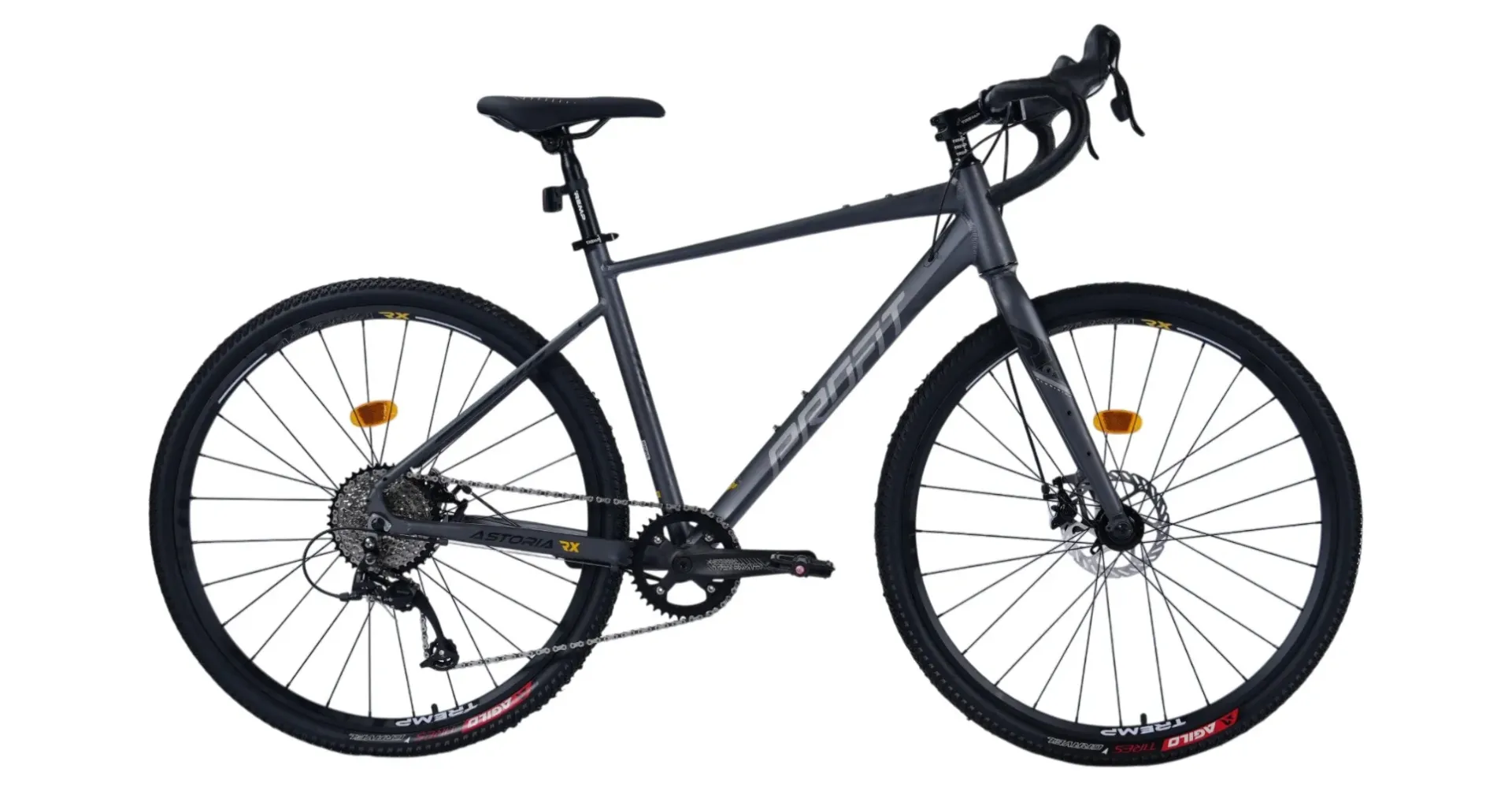 [7705084357769] BICICLETA PROFIT 700C ASTORIA RX 10 EN CAJA IND. ENSAMBLE PARCIAL (Gris, 700C-47)